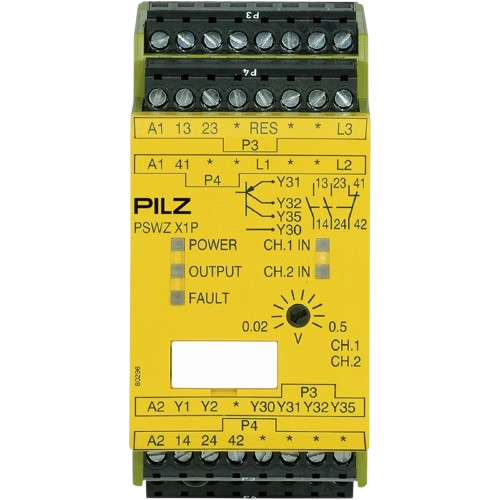 Pilz PSWZ X1P C 3V/24-240VACDC 2N/O 1N/C2SO