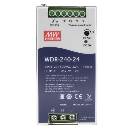 Mean Well WDR-240-24