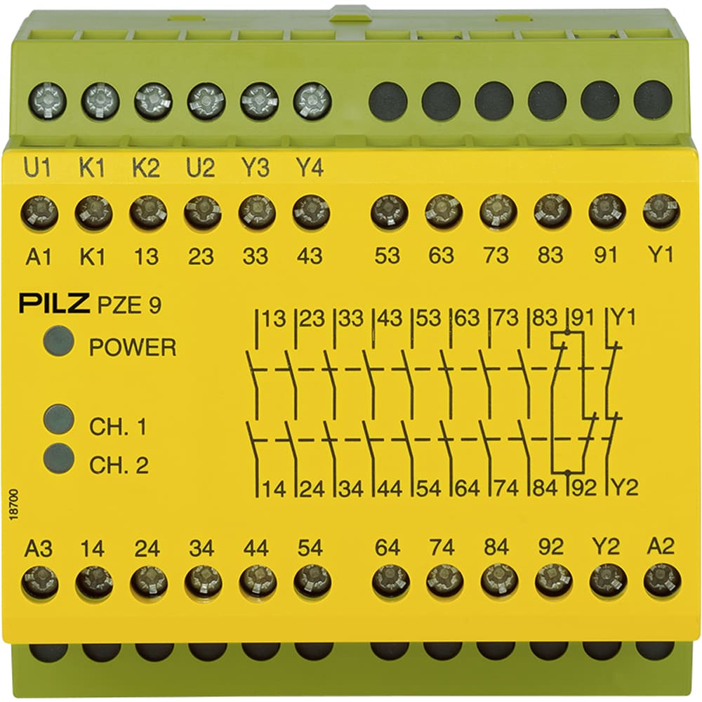 Pilz PZE 9 24VDC 8N/O 1N/C